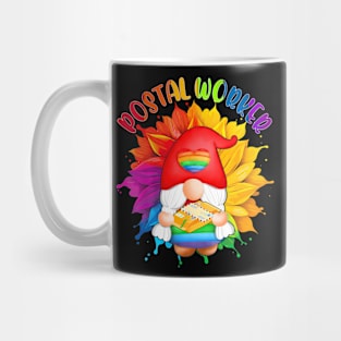 Postal Worker Costume Gnome Proud LGBT Sun Mug